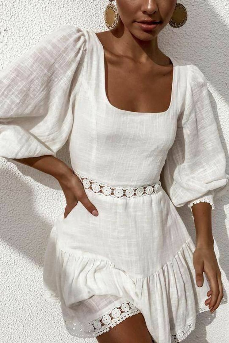 Moda Vestido Branco 