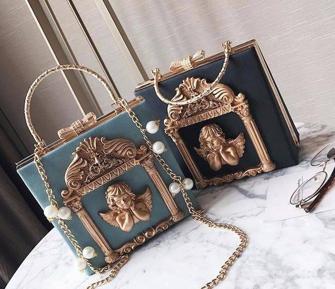 Fashion  Gold Angel Handbag 👼