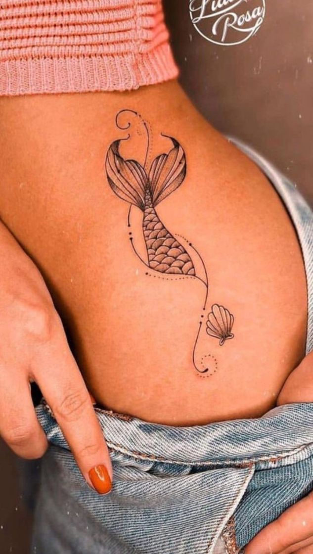 Moda Tatuagem de sereia