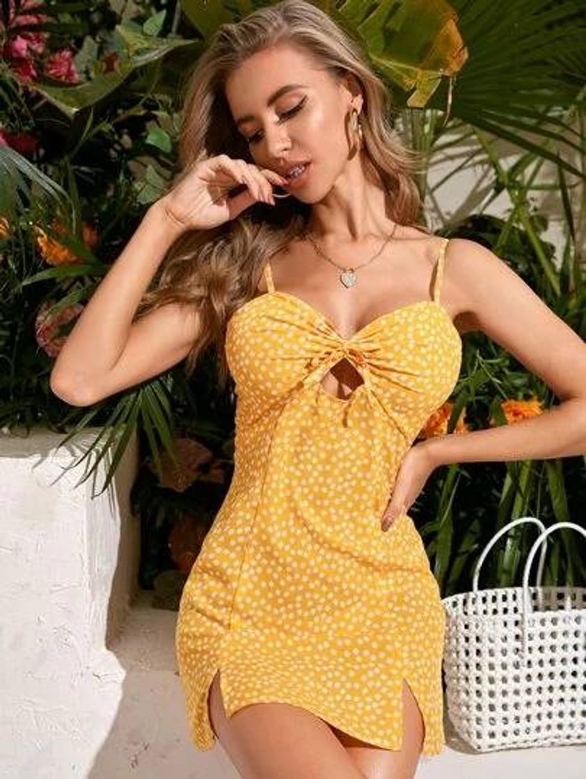 Moda Vestido amarelo