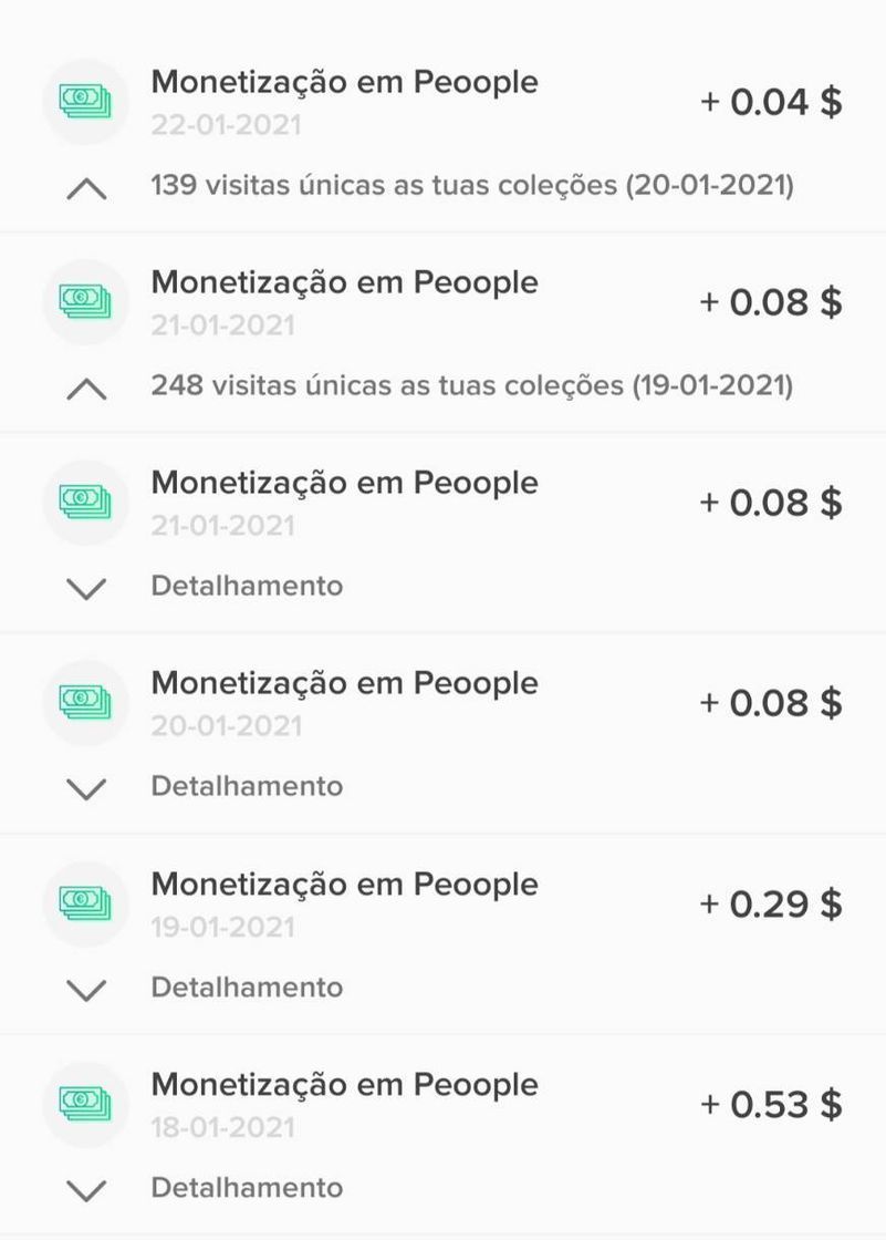 Social VISITEM AS COLEÇÕES