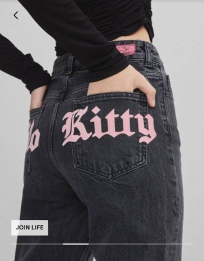 Hello Kitty straight fit jeans - Woman