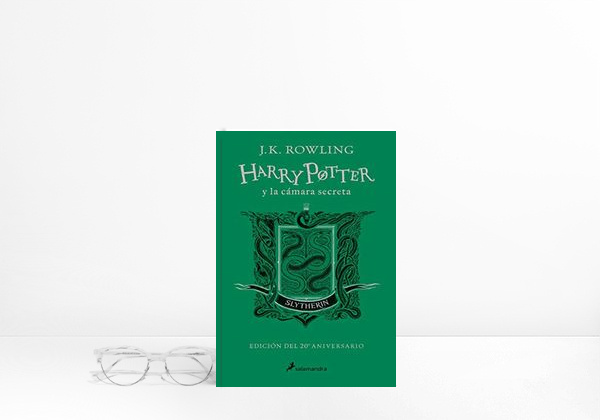 Book Harry Potter y la cámara secreta. Slytherin: Verde