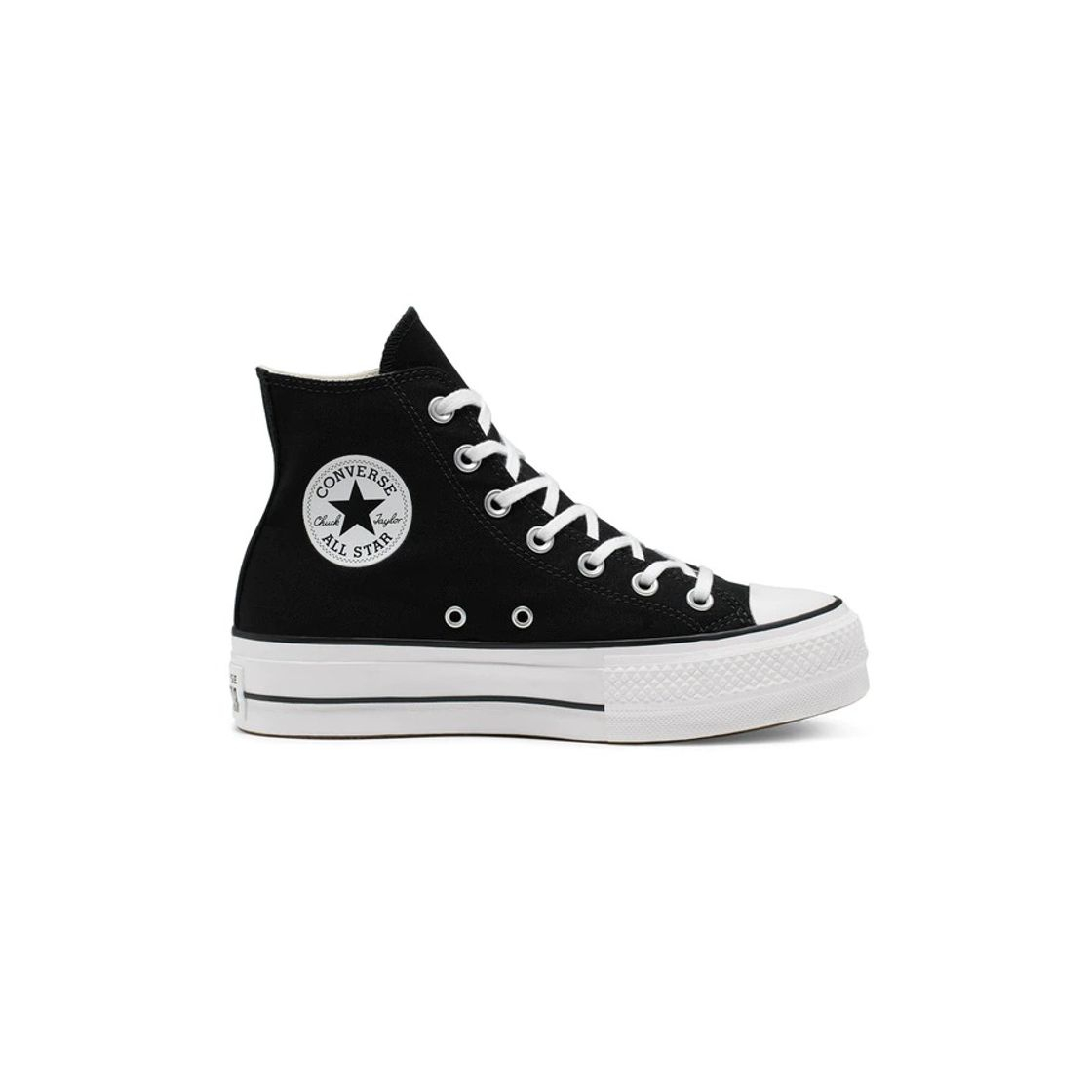 Fashion Zapatillas casual de mujer Chuck Taylor All Star Platform Lift Clean Alta Lona Converse