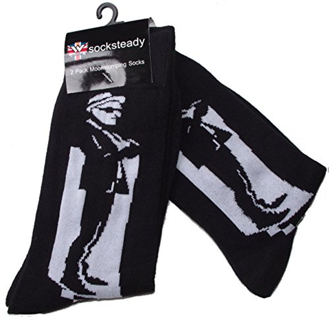 Fashion Warrior Pack de 2 pares de calcetines para hombre Ska Ska