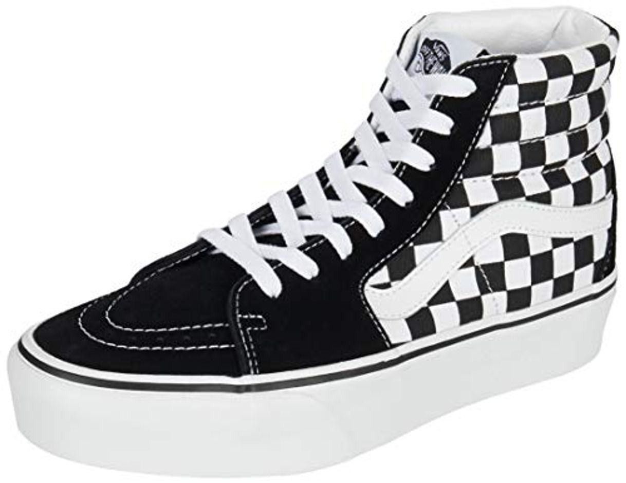 Fashion Vans Sk8 Hi Platform Calzado Checkerboard