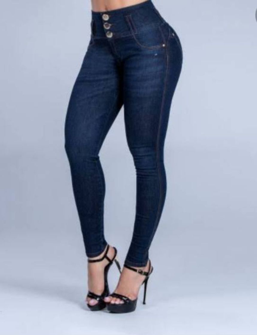 Moda Calça jeans com cintura alta super estilosa