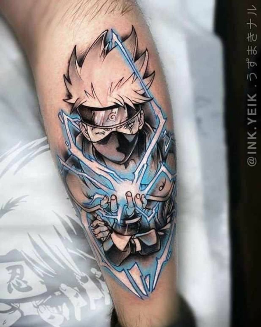 Moda Tatuagem do Kakashi