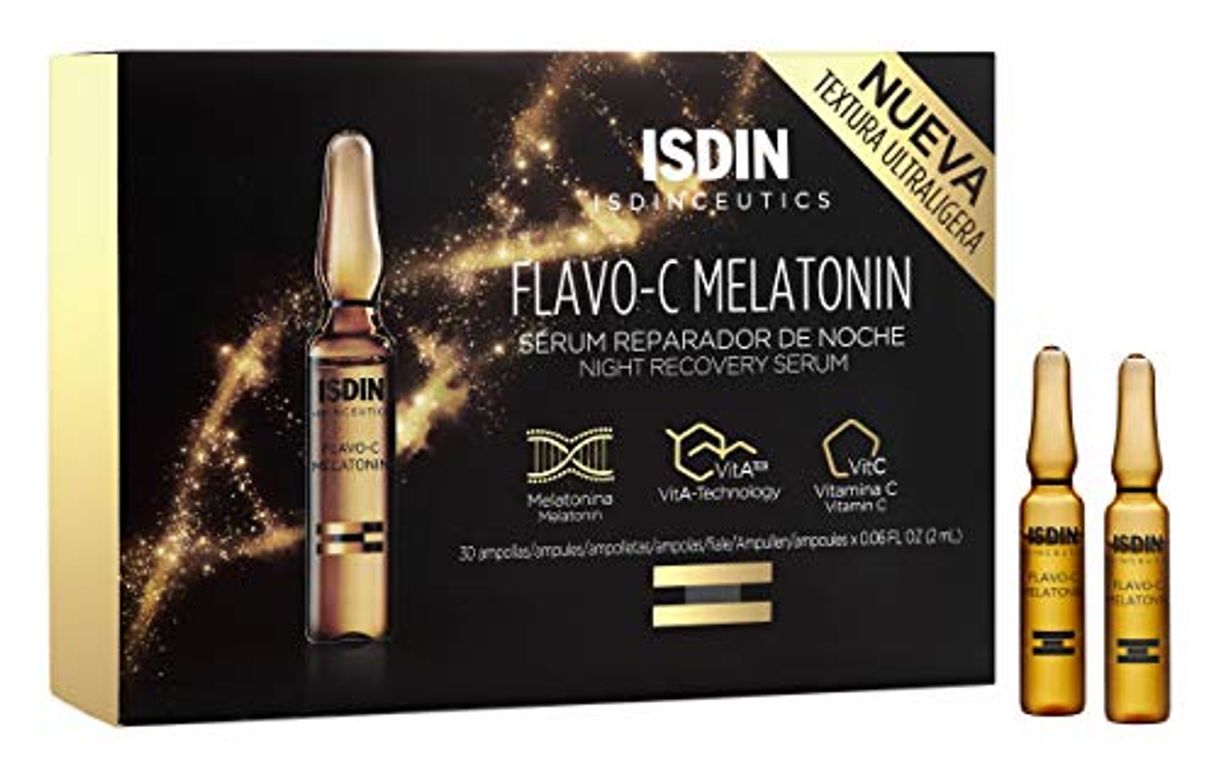 Belleza ISDINCEUTICS Flavo-C Melatonin Facial Antioxidante de Noche 30 ampollas