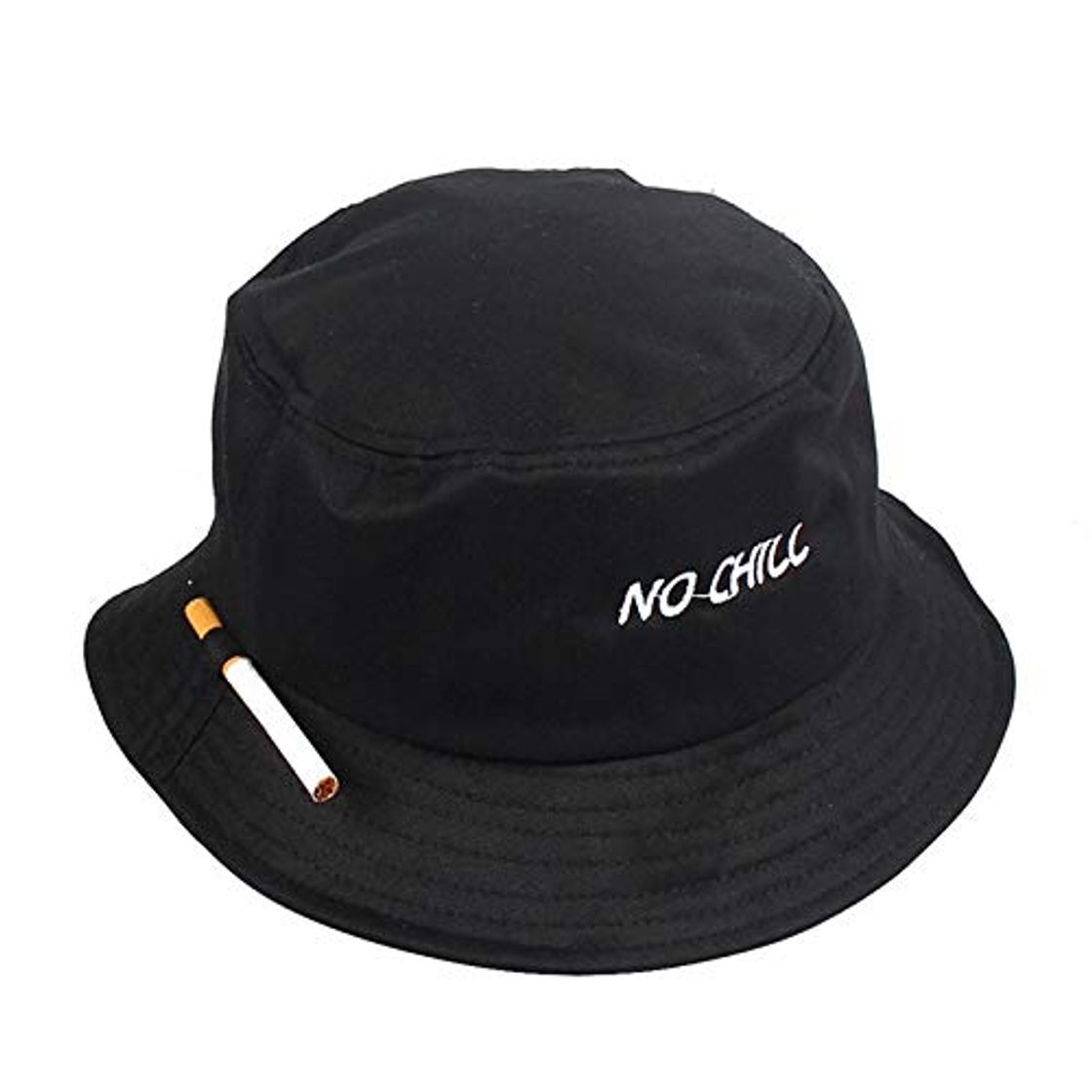 Social BZAHW Unisex Cubo Sombrero Pescador Gorras Ocio Moda Mujeres Cigarro Bordado Bob