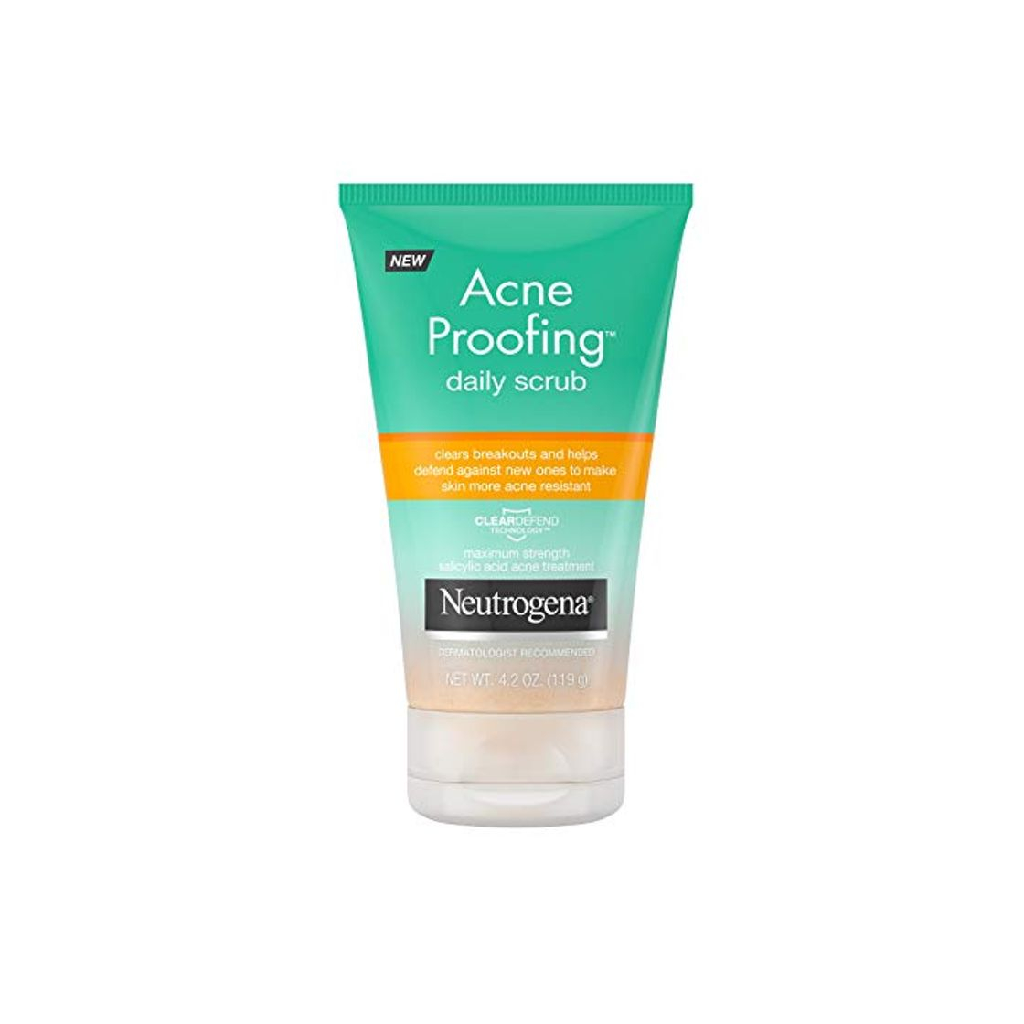 Productos Neutrogena Acne Proofing Daily Salicylic Acid Treatment Exfoliating and Cleansing Face Scrub