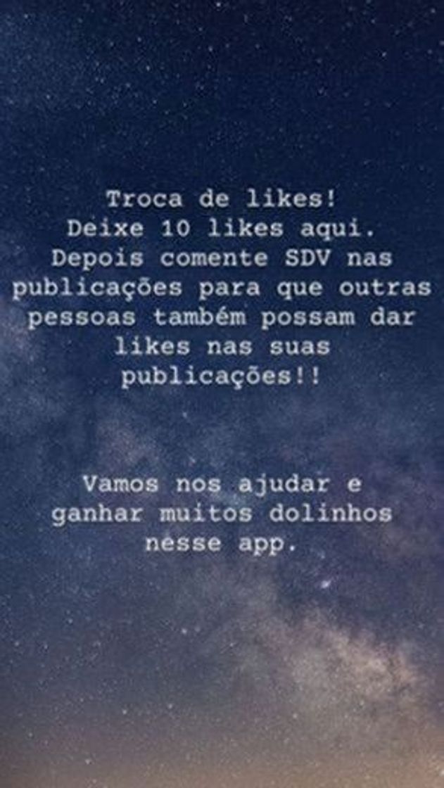 Fashion troca de likes 🔁