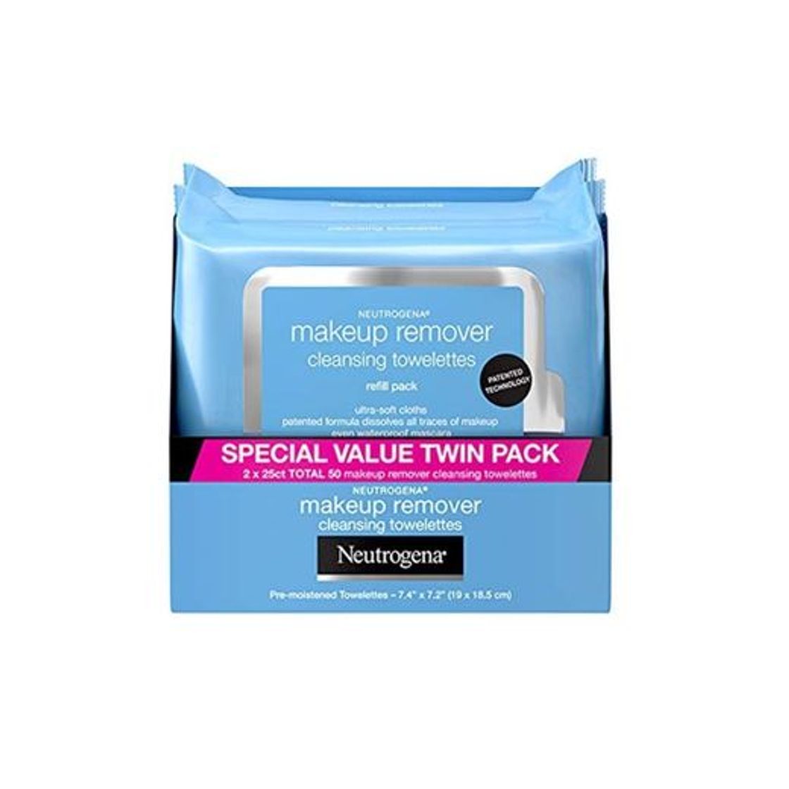 Social Neutrogena maquillaje Remover cleasing towelettes