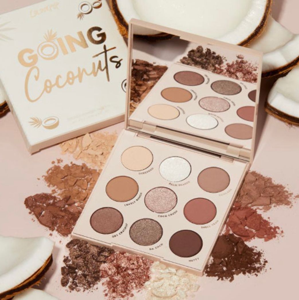 Fashion Colourpop Going Coconuts Bronzed Eyeshadow Palette 