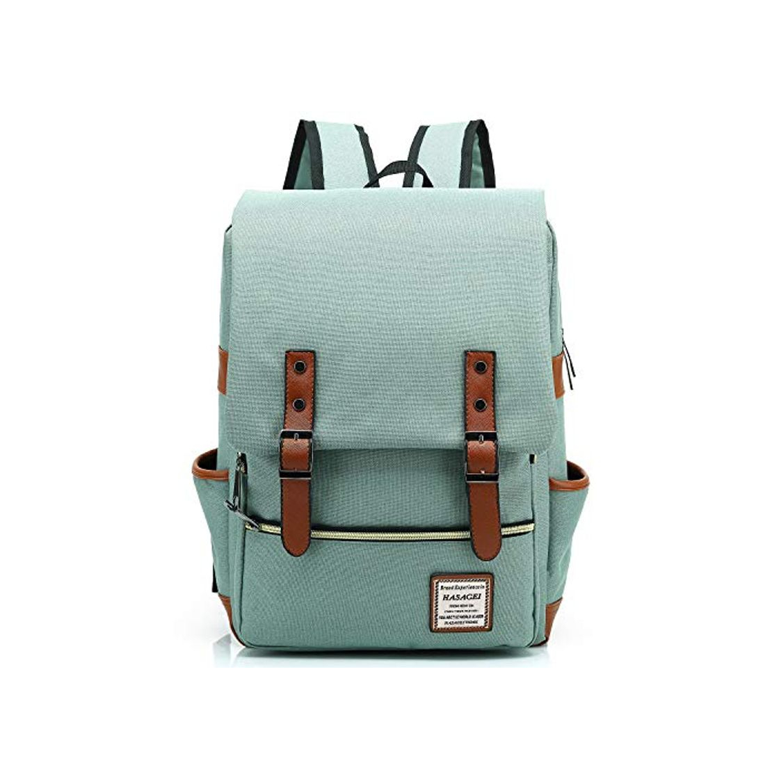 Social HASAGEI Mochila Unisex de Lona Mochila del Ordenador Portátil Mochila Escolar Vuelta