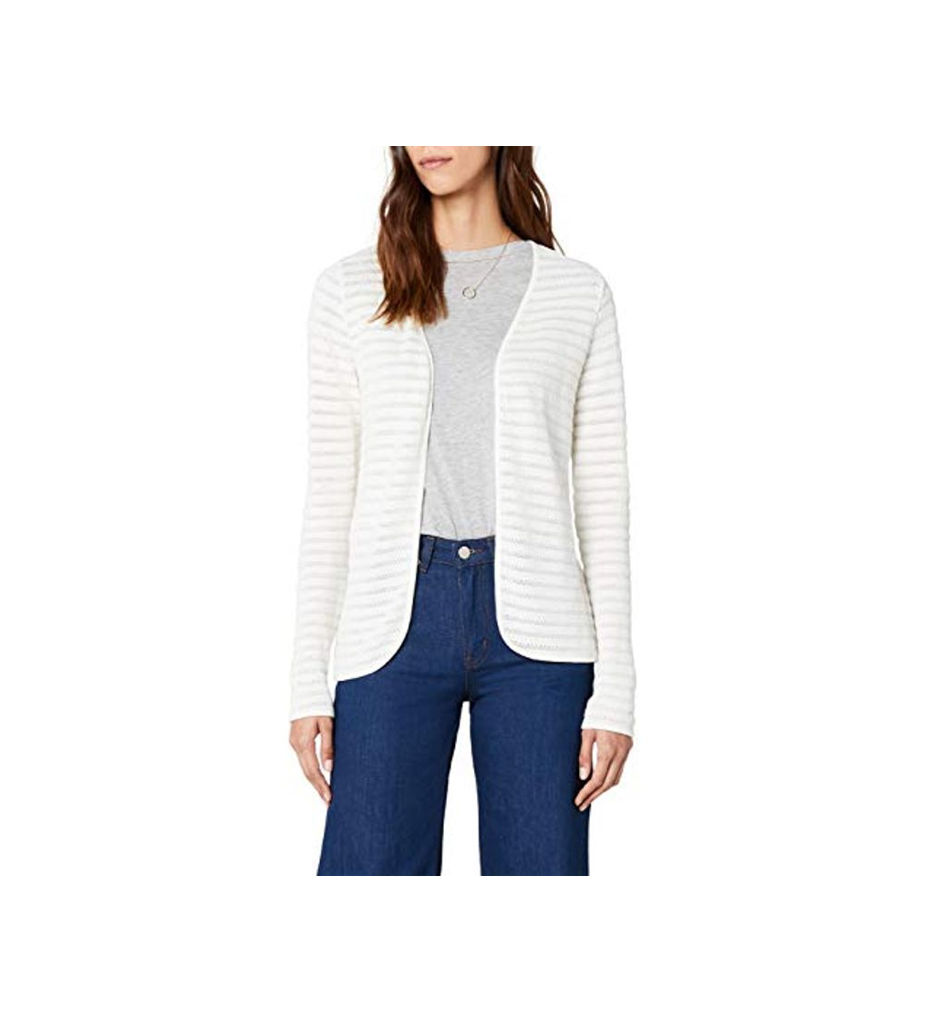 Fashion ONLY Onlcrystal Ls Cardigan Noos, Chaqueta para Mujer, Blanco