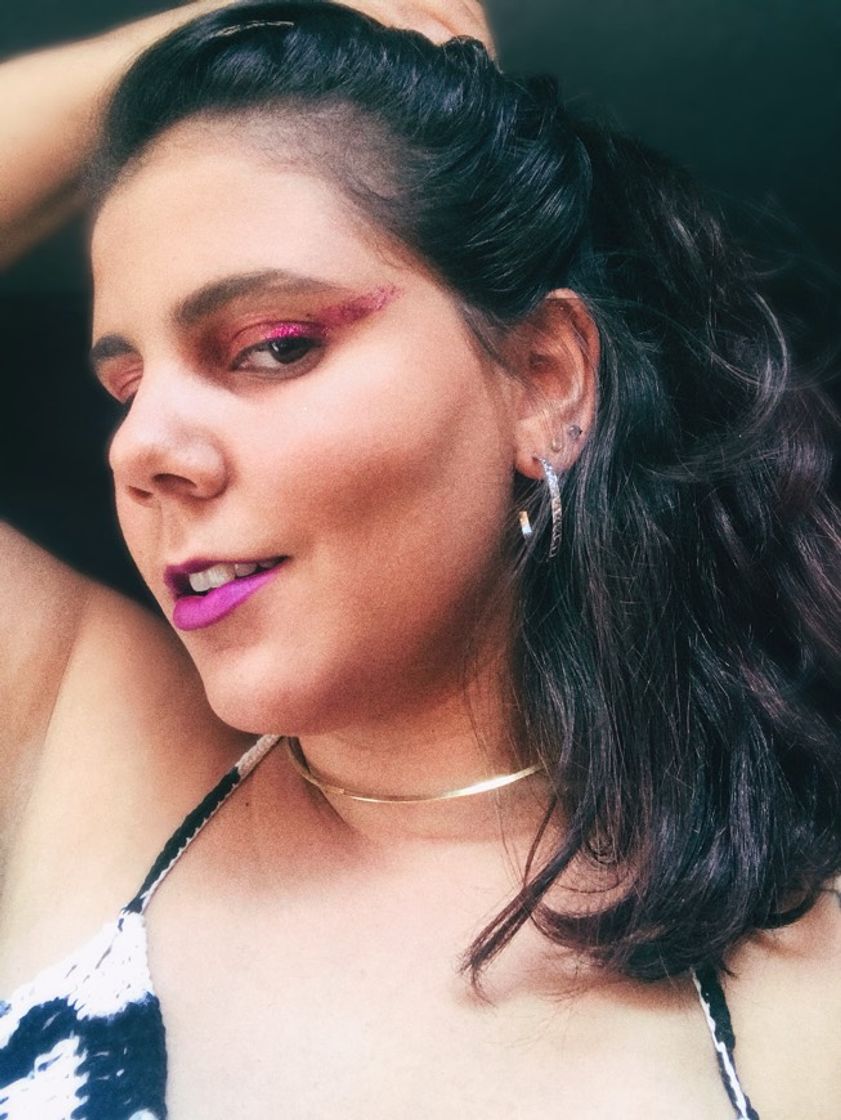 Moda Como eu diz meu delineado de glitter part. 1