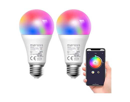 Bombilla LED Inteligente, Wi-Fi Bombilla, Luces Cálidas