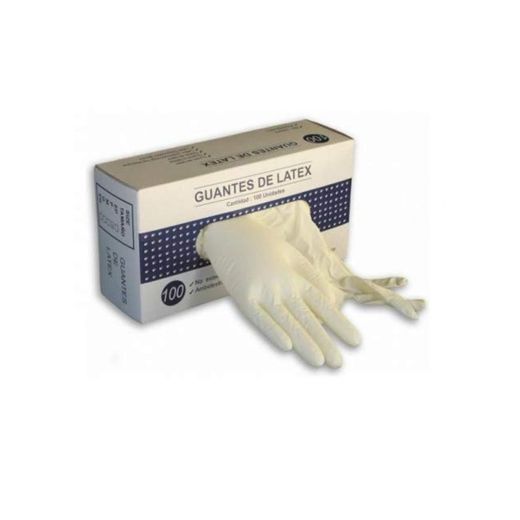 Luna V14100 Caja de 100 Guantes de Látex