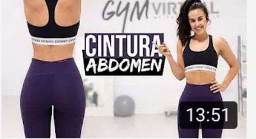 Ejercicios para abdomen y cintura en casa | 10 minutos - YouTube