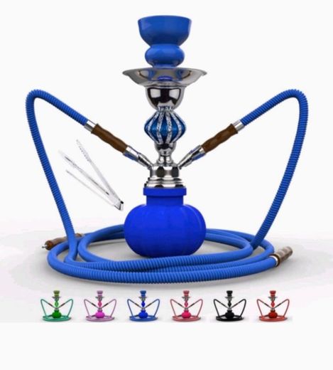 Cachimba JSG.HOOKAH 051-2 Cachimba De 2 Salidas, Shisha De 28cm De Altura,