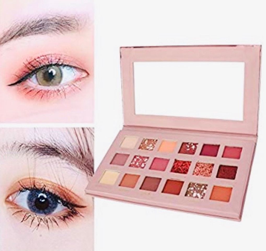 Social 18 Colores Sombra de ojos mate y brillante con paleta de sombras