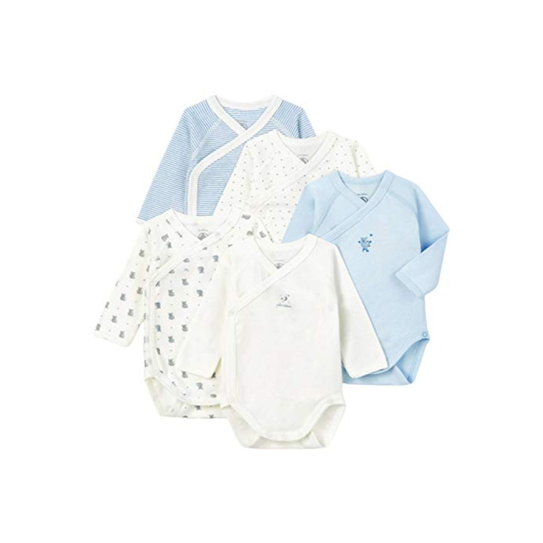 Fashion Petit Bateau 5649699 Conjunto de Ropa Interior para bebés y niños pequeños,