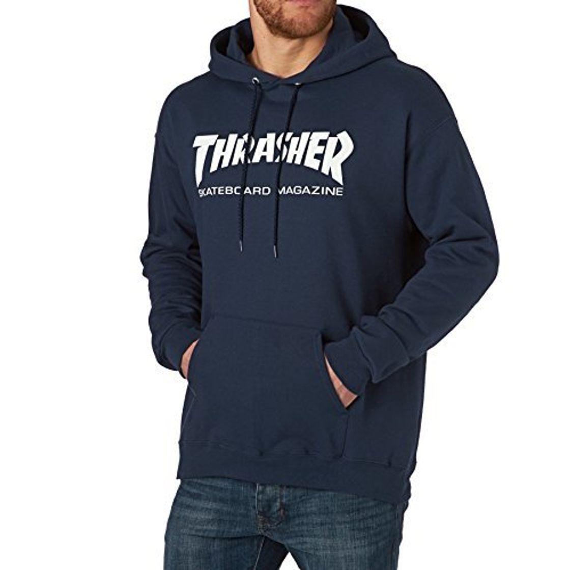 Producto SUDADURA CON CAPUCHA THRASHER MAG AZUL - S