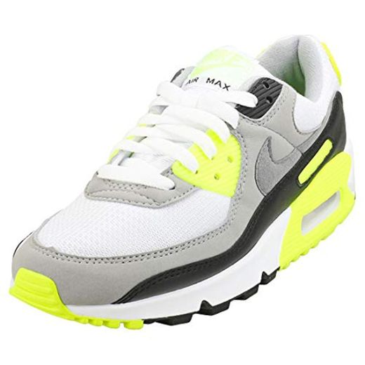Nike W Air MAX 90, Zapatillas para Correr para Mujer, Blanco