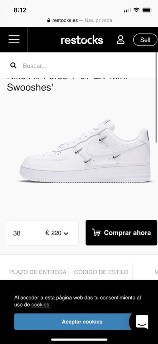 Moda Air force renovadas 