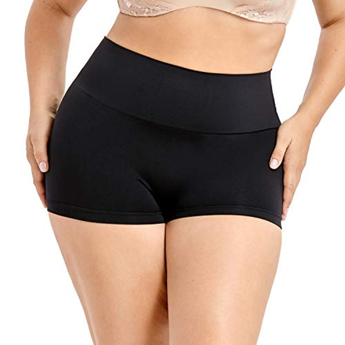 Moda DELIMIRA Braguitas Moldeadores Fajas Bragas sin Costuras Shapewear para Mujer Negro 38