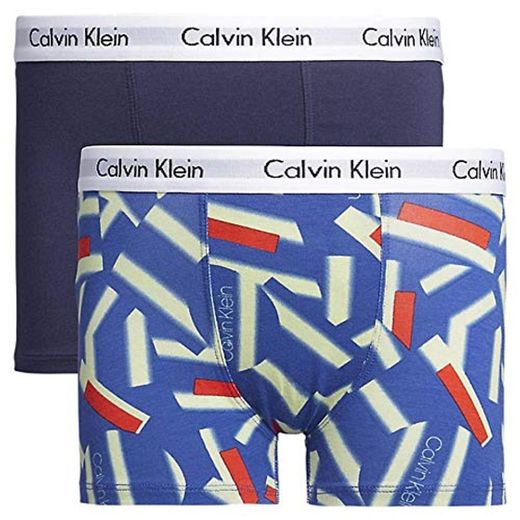 Calvin Klein Niños 2 Paquete De Algodón Moderno Bóxer Tronco