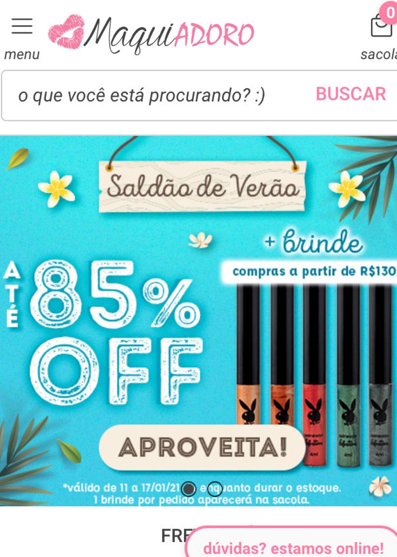 Moda MaquiADORO - Comprar maquiagem, pinceis e batons agora ficou ...