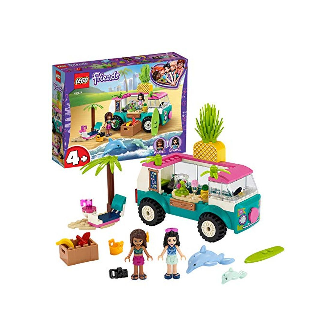 Producto LEGO Friends - Bar de Zumos Móvil, Juguete de Construcción, Incluye Figura