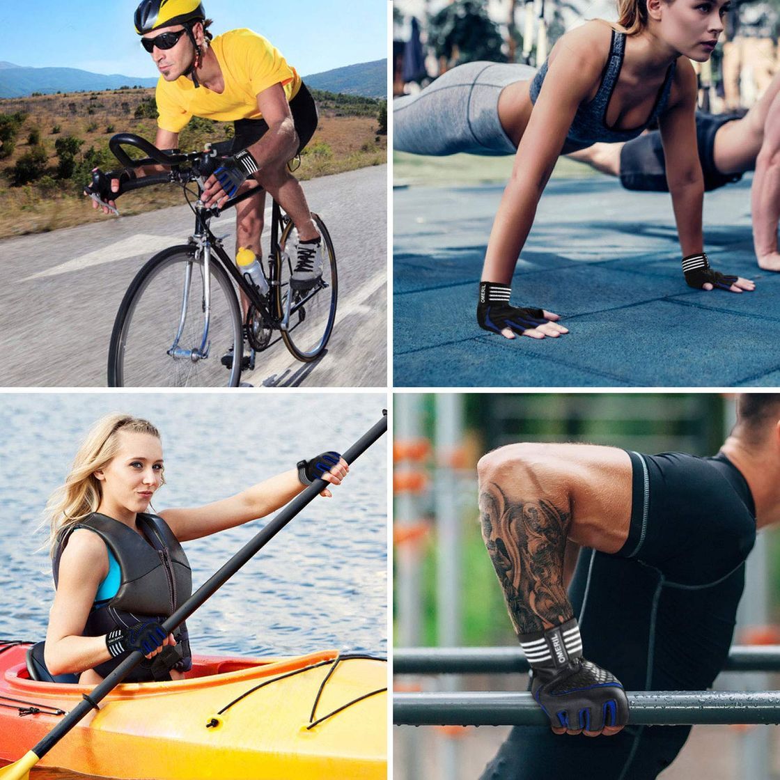 Social OMERIL Guantes Gimnasio para Hombre y Mujer