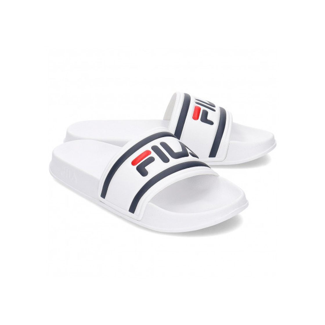 Fashion Fila Morro Bay Slipper, Zapatos de Playa y Piscina para Hombre, Blanco