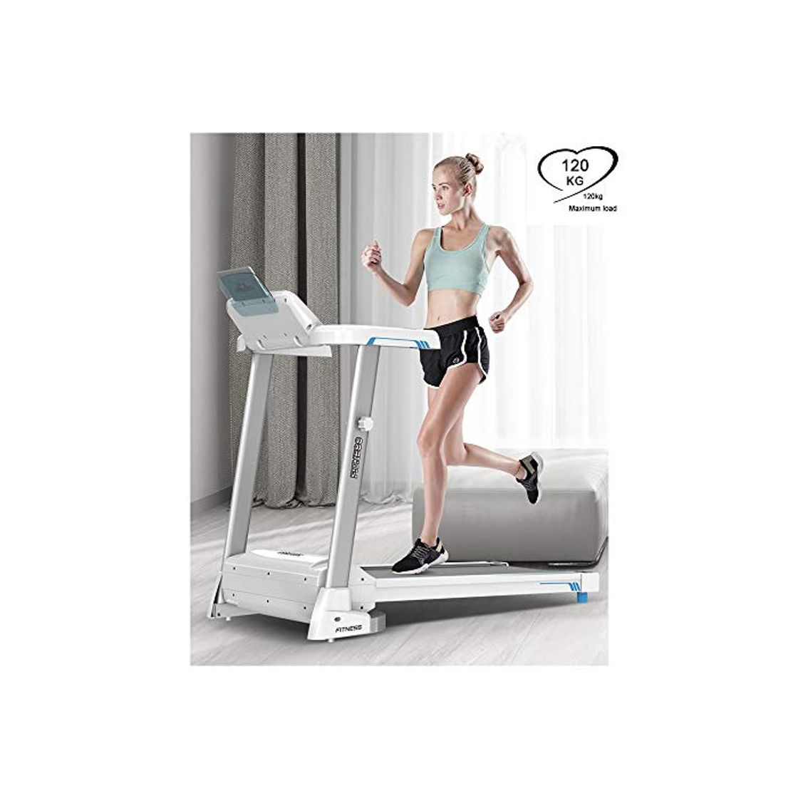 Products Ice-Beauty-ukzy Cinta de Correr, Máquina de Correr Eléctrica para Correr Folding Treadmill,