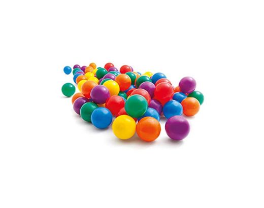 Intex 49602NP - Pack 100 bolas multicolor de 6