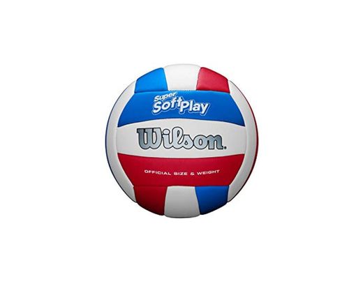Wilson WTH90219XB Pelota de Voleibol Super Soft Play Cuero sintético Interior y