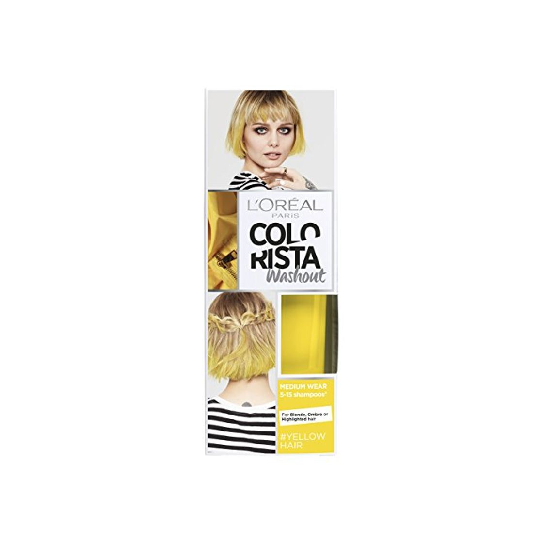 Products L 'Oreal colorista lavado amarillo neón semipermanente pelo