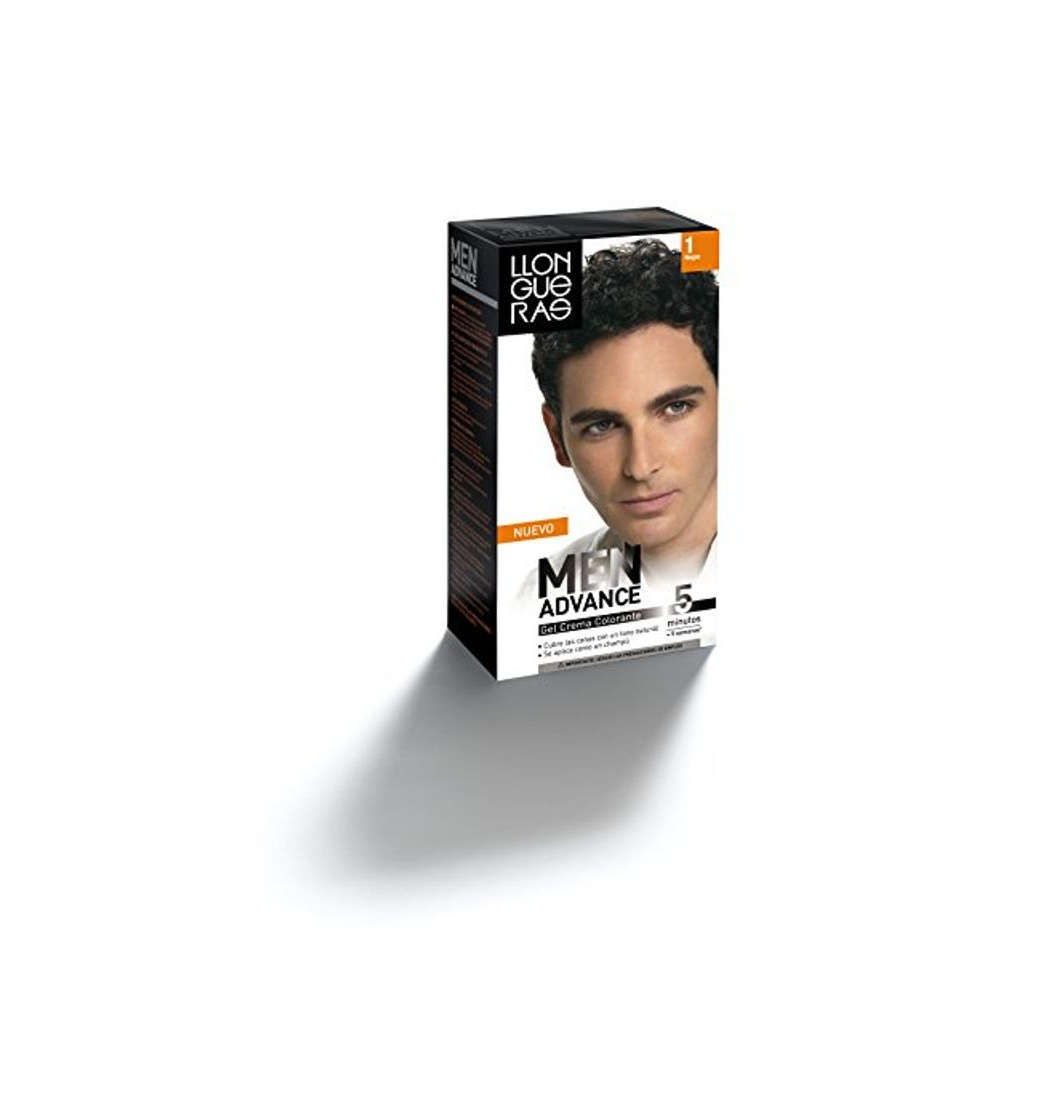 Products LLONGUERAS Men tinte para hombre Negro caja 1 ud