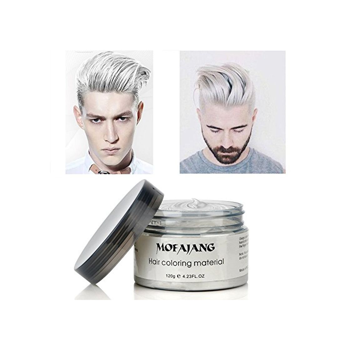 Social Crema de tinte de color blanco mate
