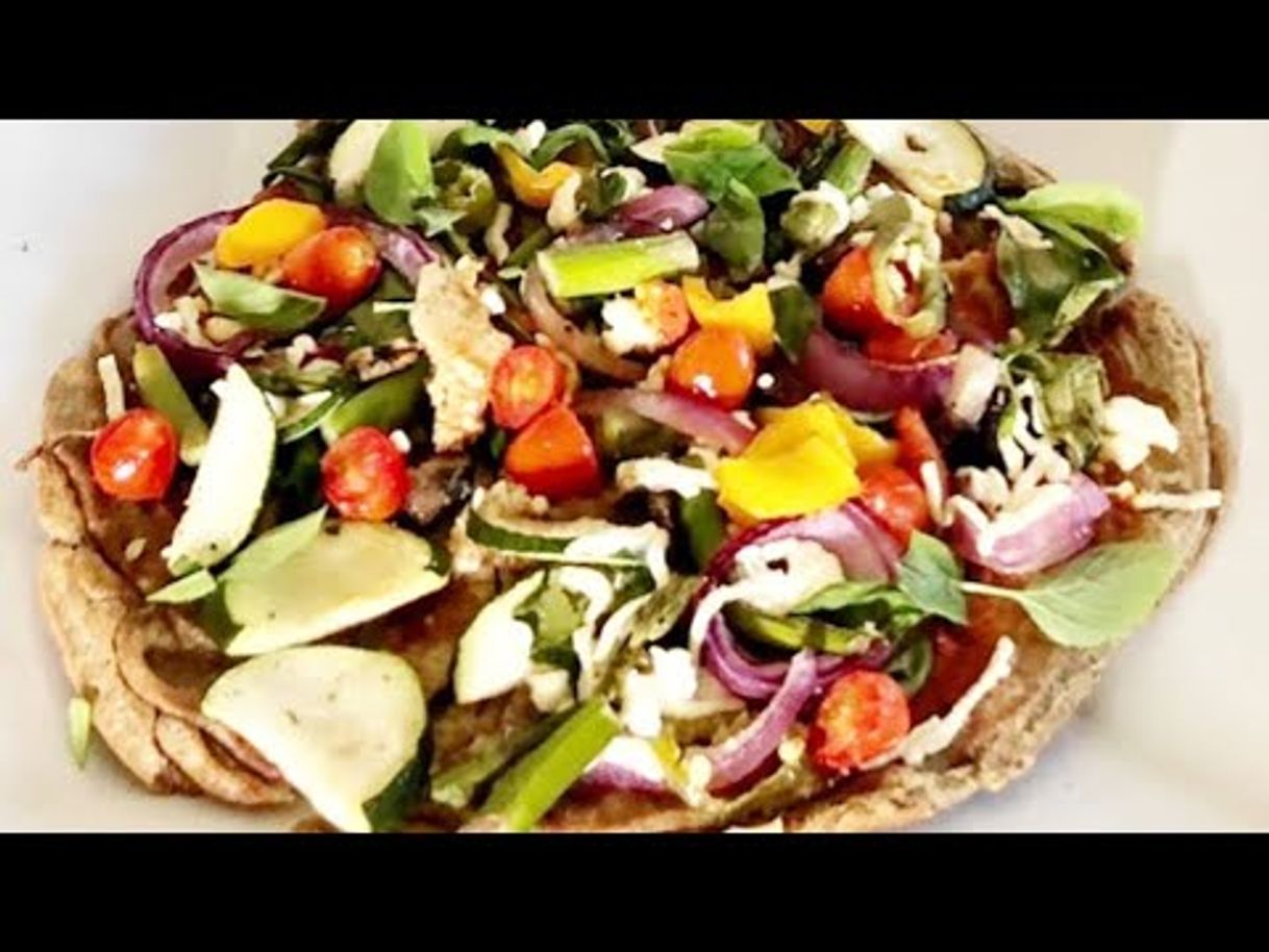 Moda Pizza VEGANA sin harina muy fácil y NUTRITIVA. - YouTube