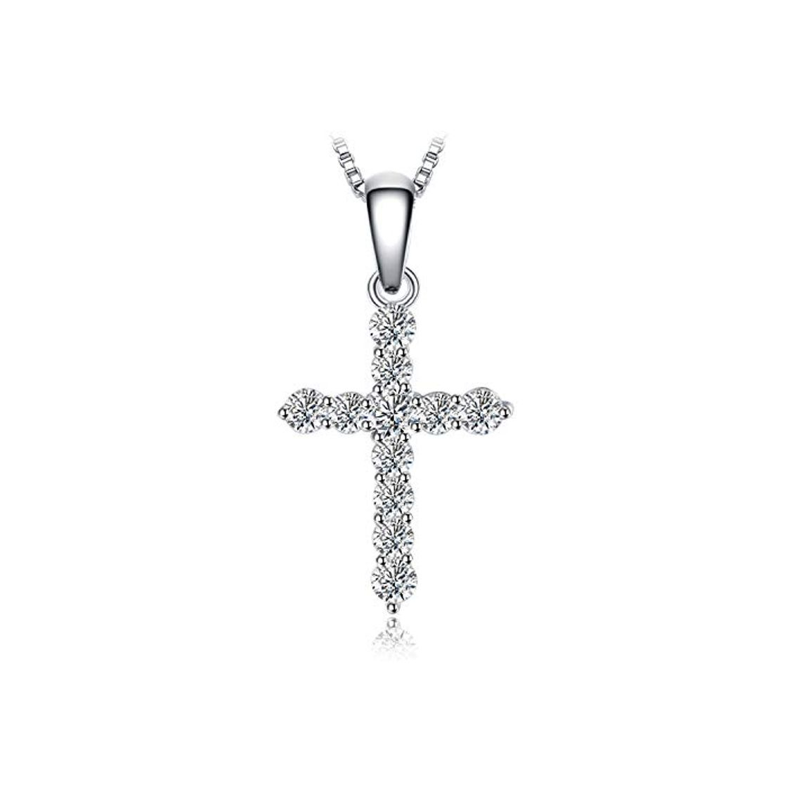 Producto JewelryPalace Colgante Cruz adornado Circonita Collar Plata de ley 925 cadena de