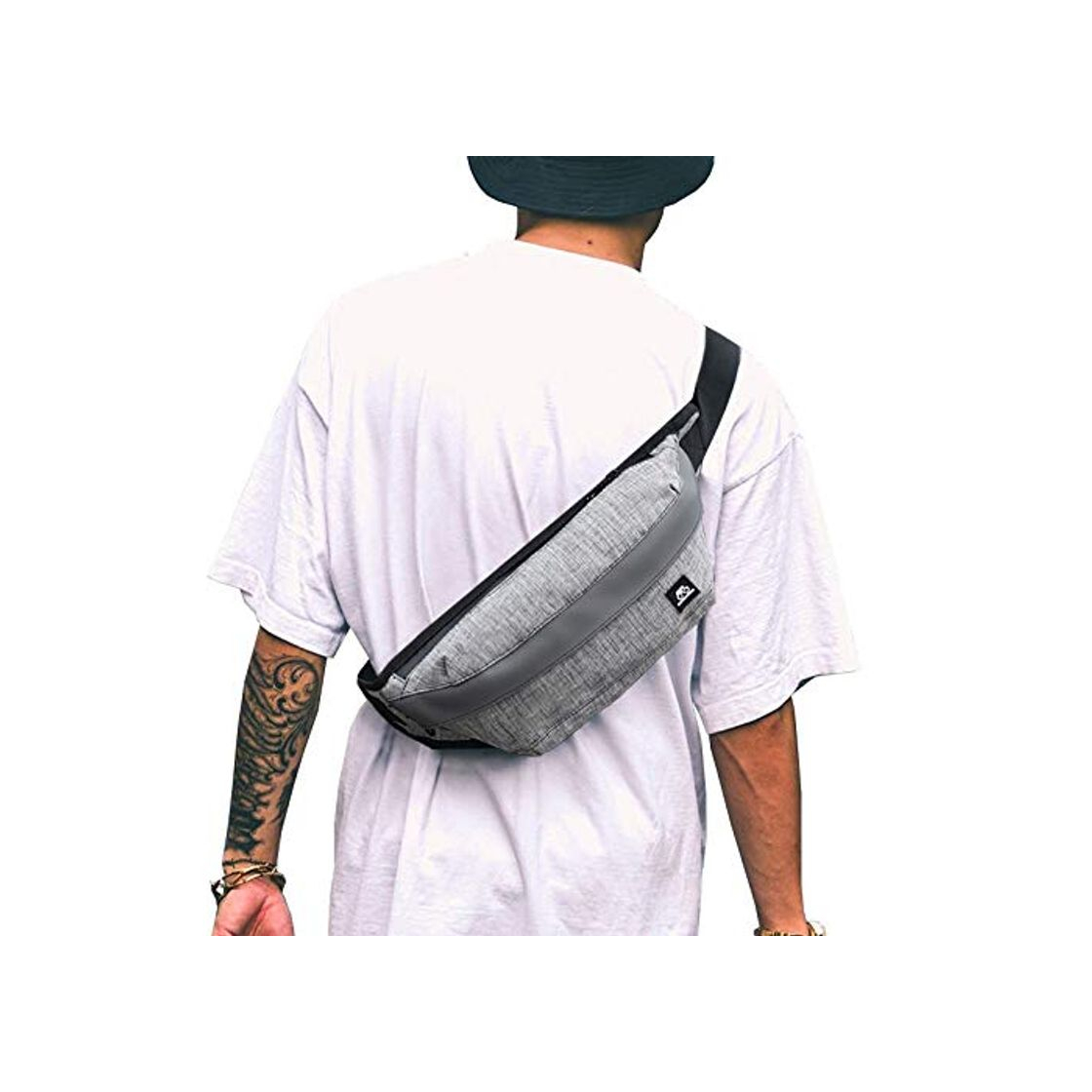 Social Cintura Fanny Pack Riñoneras Deportivas Cinturón de Correr Impermeable Bolso Running para