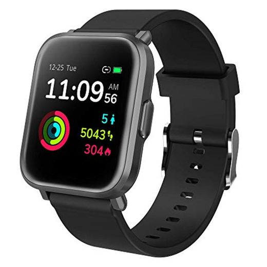 Reloj Inteligente Hombre Mujer, GRDE Smartwatch Fitness 24H Monitor de Oxigeno