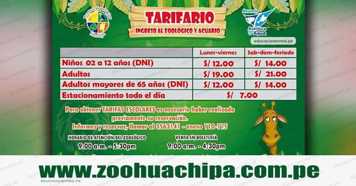 Lugar Parque Zoológico Huachipa