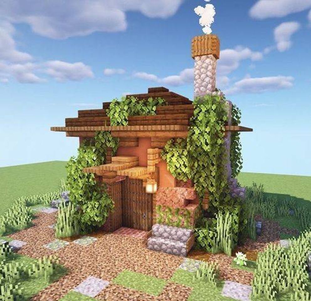 Social Una casa sencilla en Minecraft 💜