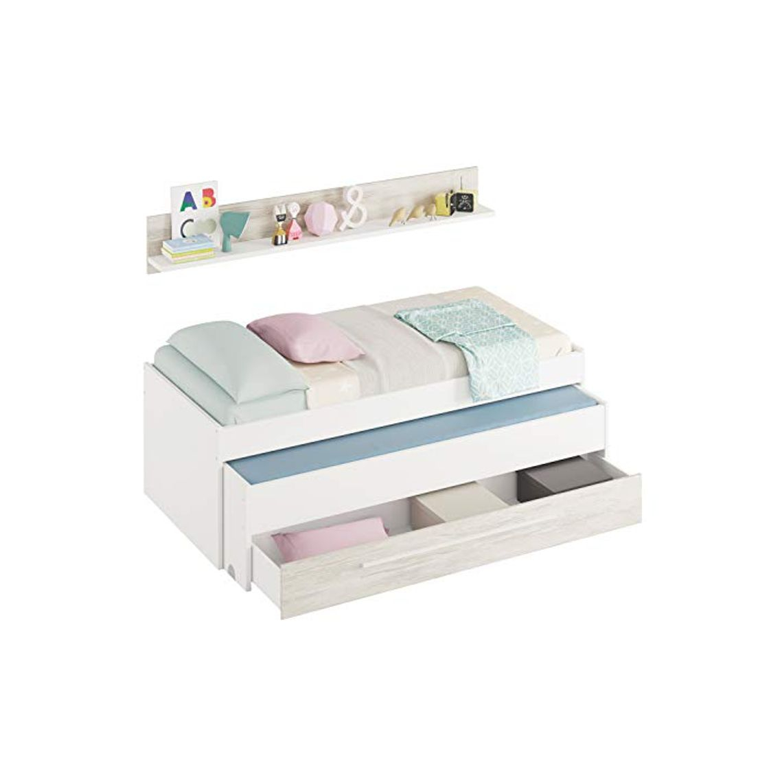 Producto Habitdesign 0K7438A - Cama Nido Juvenil, Dos Camas