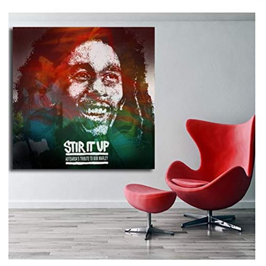 Reggae Bob Marley Stir It Up HD Pintura en Lienzo Imprimir Dormitorio